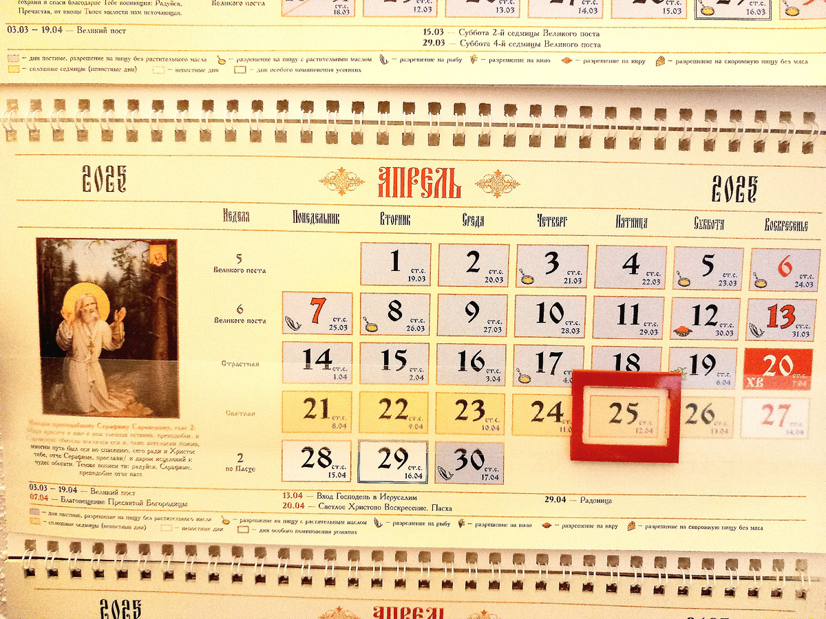 Апрель заканчивается