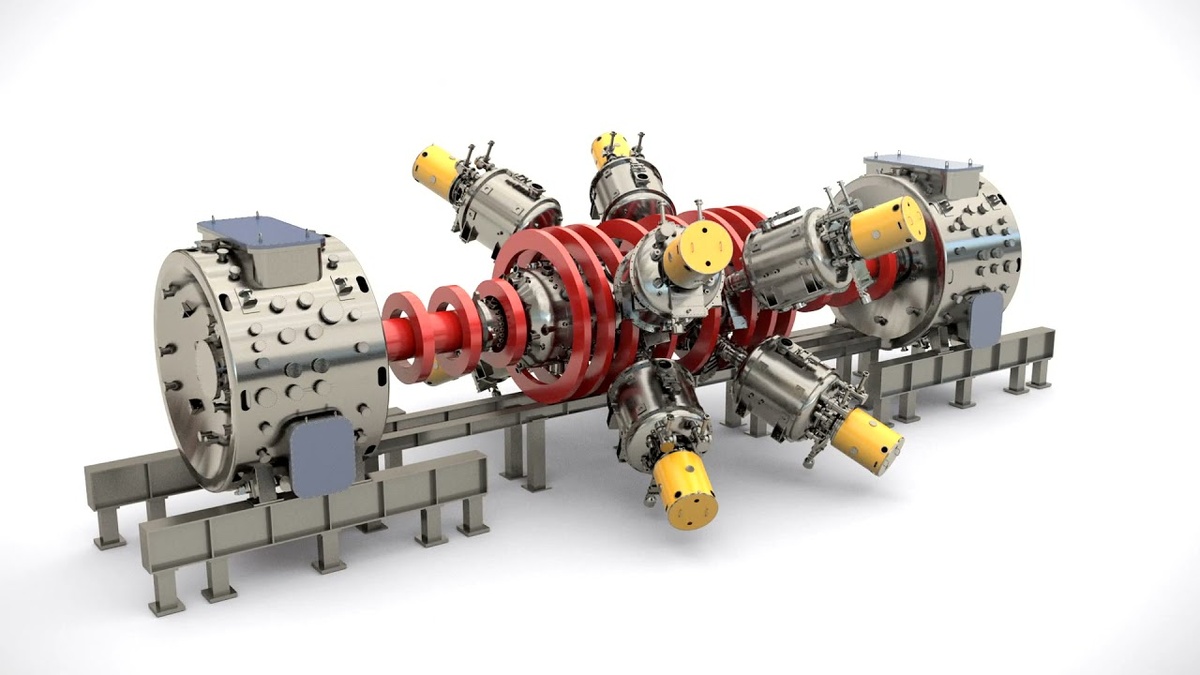 Прототип термоядерного реактора.