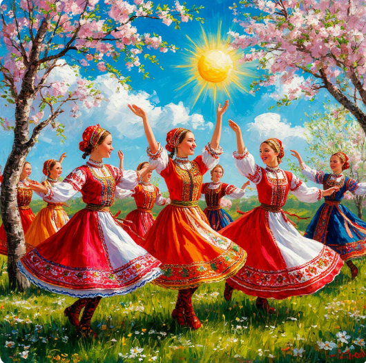 Гулянье на Красную горку.