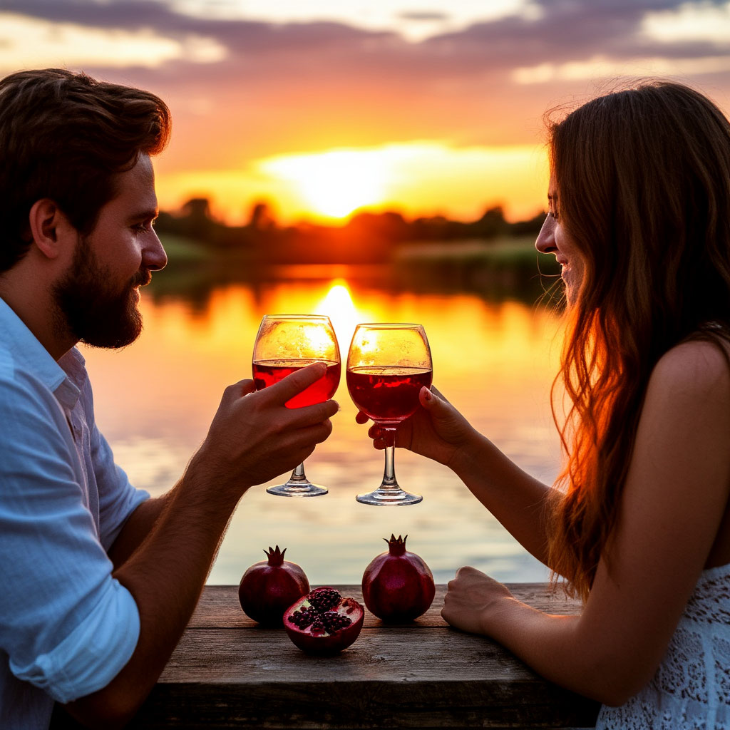 Гранатовое вино: напиток, который объединяет вкус и пользу.