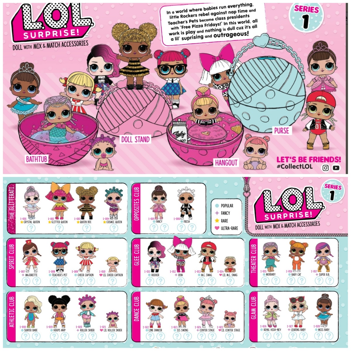 Вкладыш lol surprise 1 series