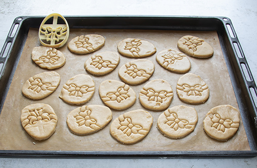 Печенье перед выпечкой