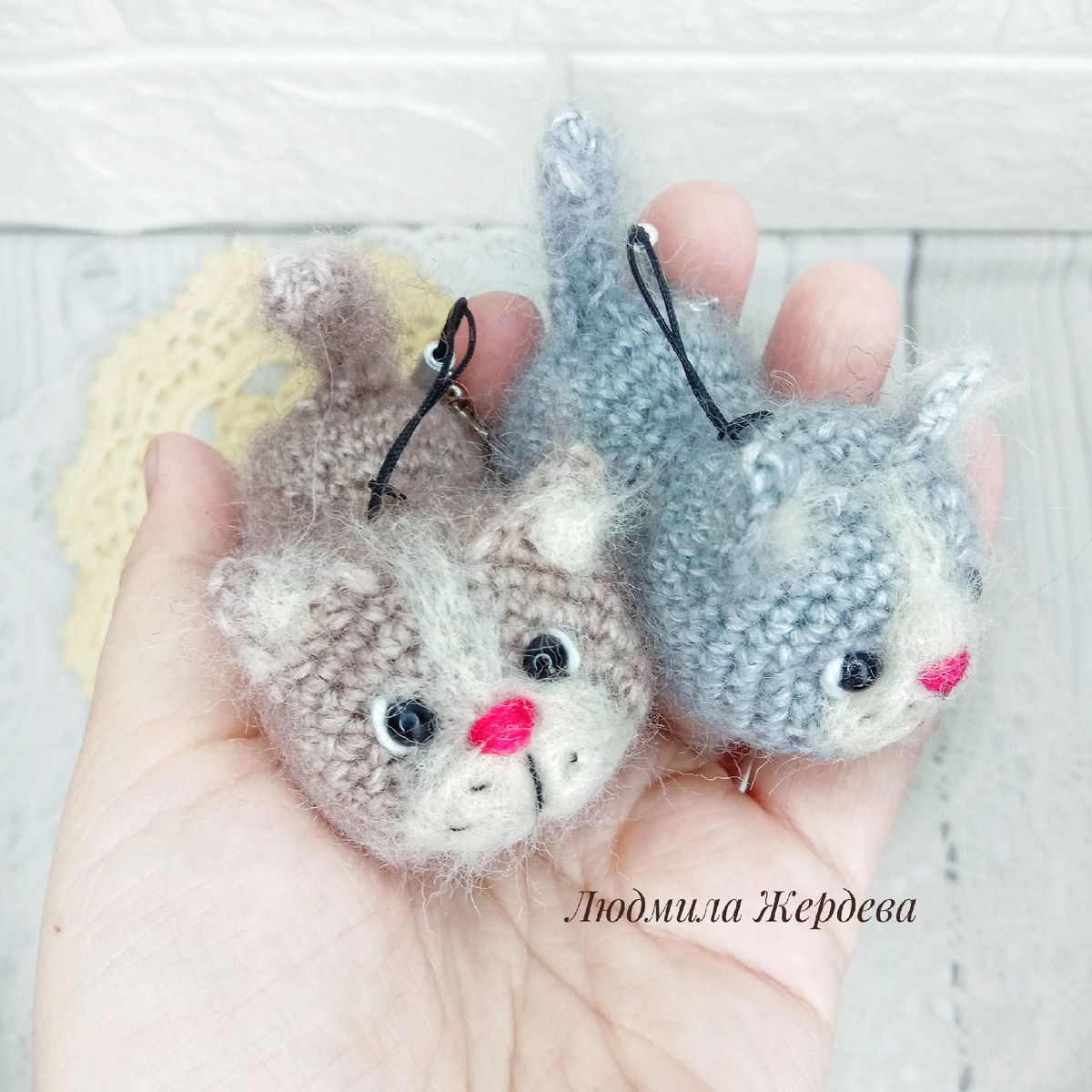 Самые первые котики батончики были крючком!