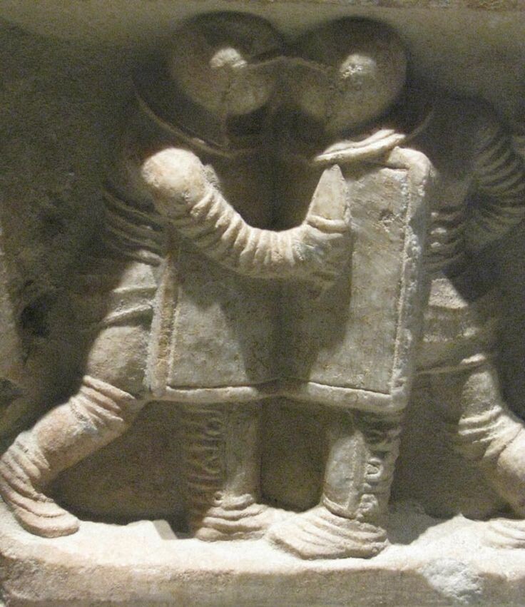 Схватка друх андабатов.