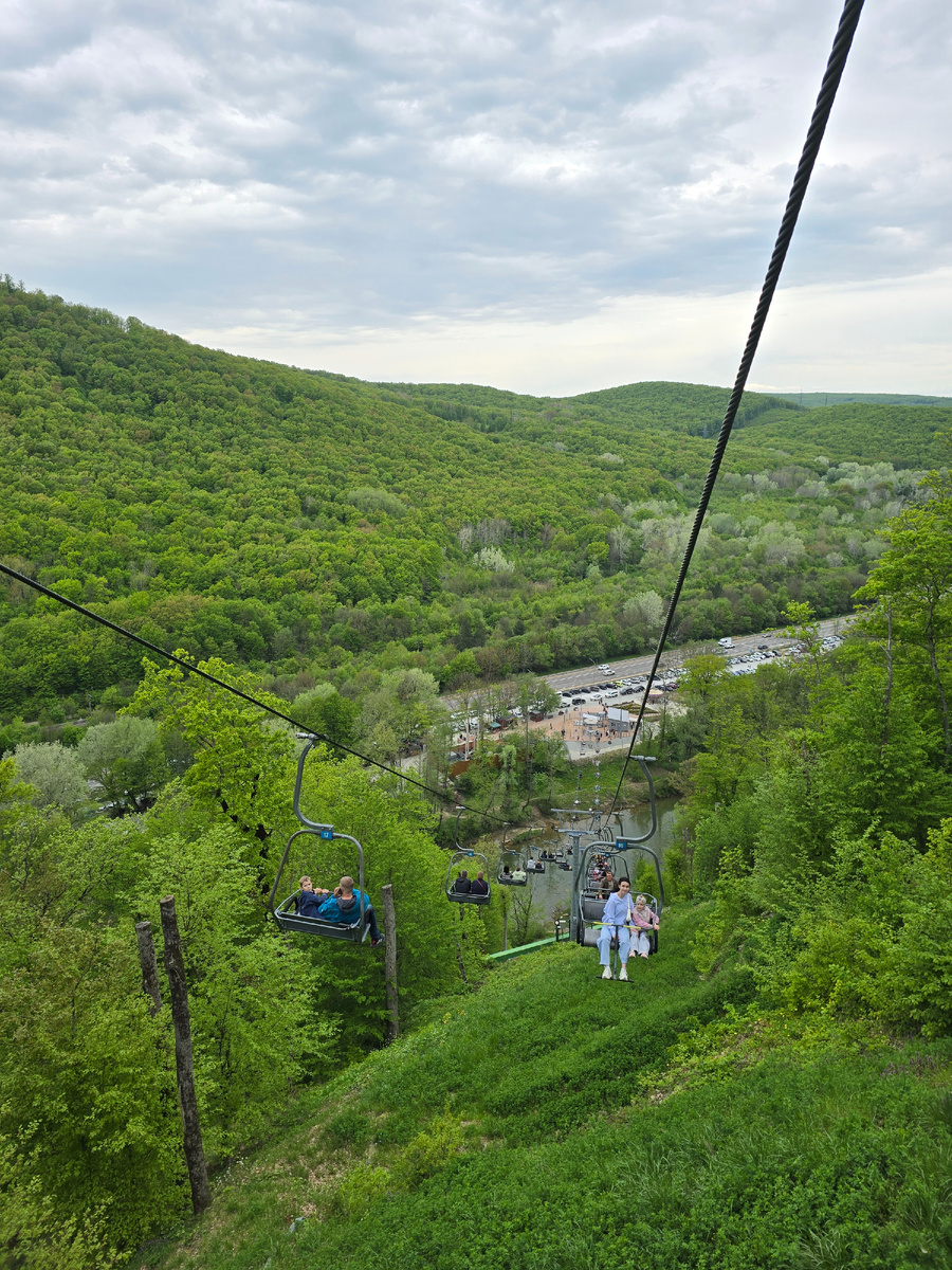 На канатной дороге Горячий Ключ. Фото автора