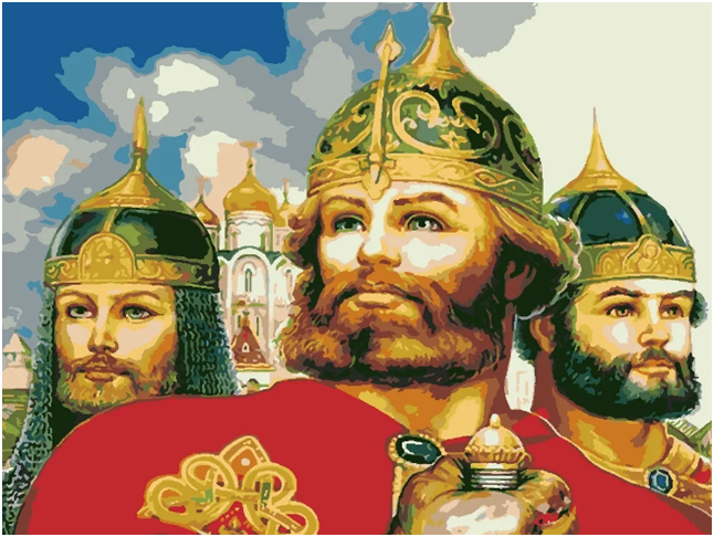 ДОБРЫНЯ С ДРУЖИНОЙ