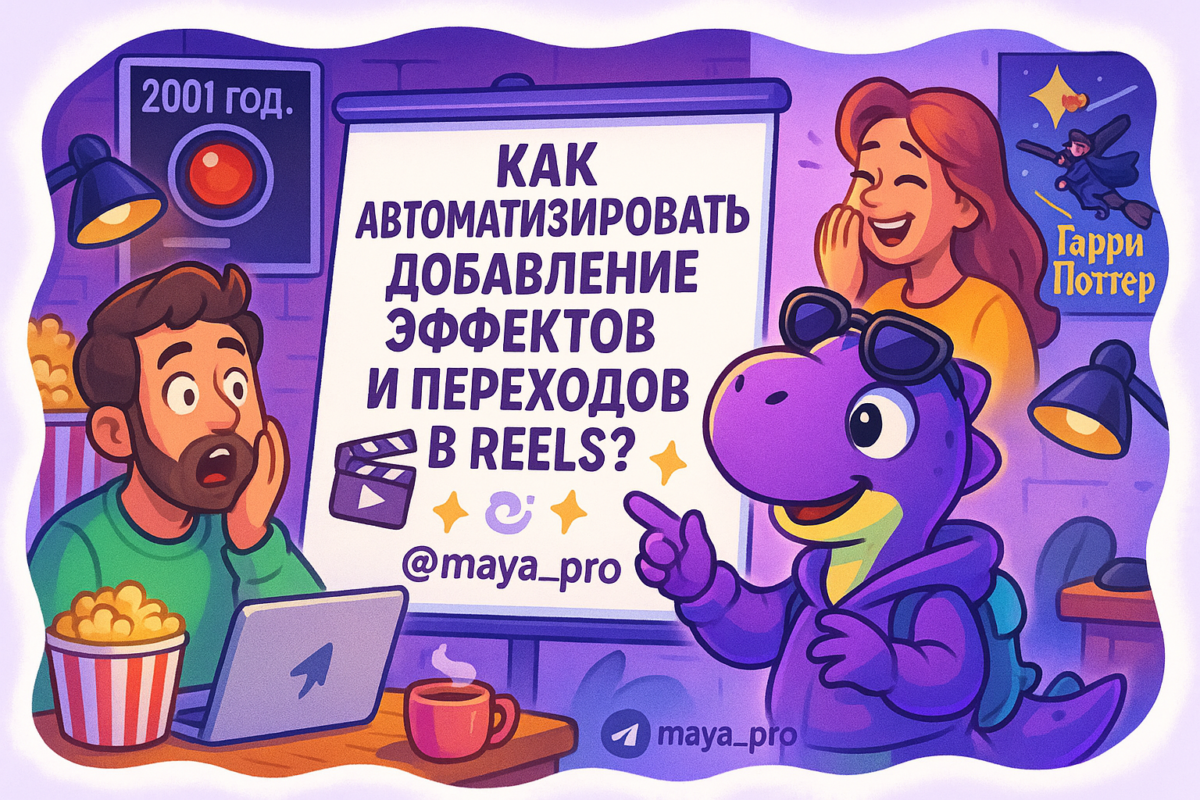    Автоматизация Reels с Make.com: Как быстро и красиво добавить эффекты и переходы в видео без лишних затрат времени Артур Хорошев