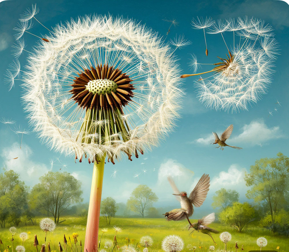 Одуванчик который мечтал летать 