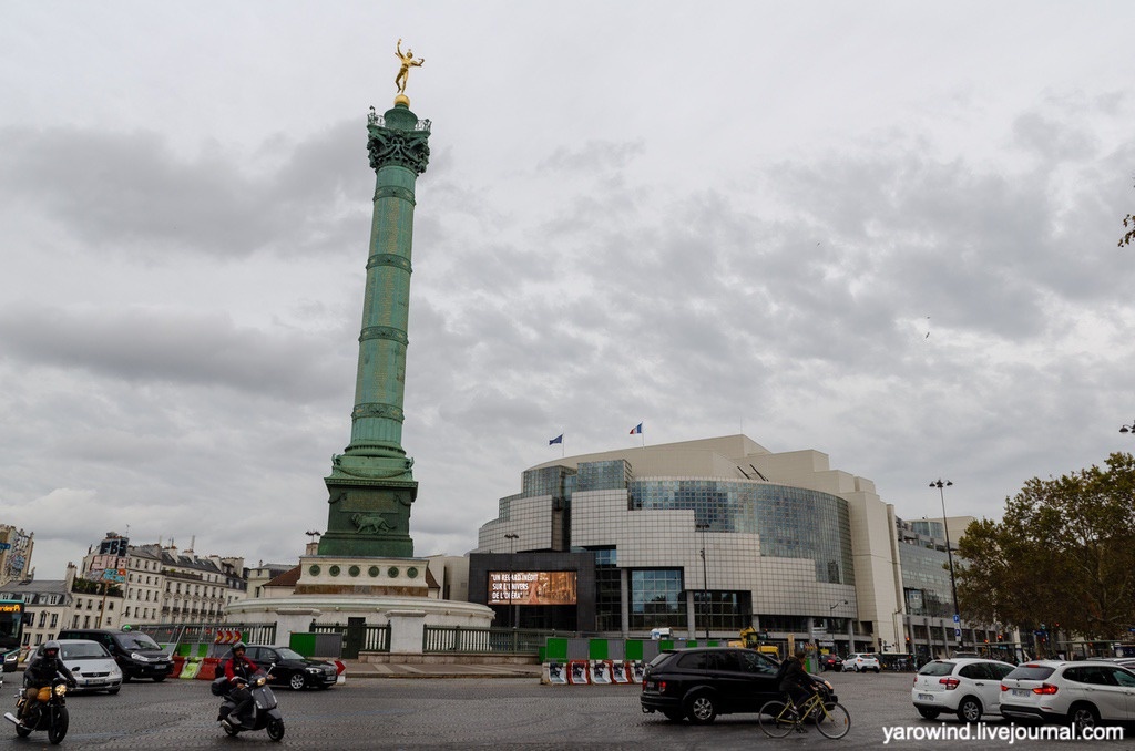 Площадь бастилии, Париж