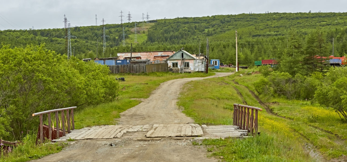 9й километр от Магадана, 749й отдел тыла ТОФ. Здесь я получал шило.  Фото:  http://www.kolymastory.ru/glavnaya/171-obrpl-420-odpl/749-otdel-tyla-tof/
