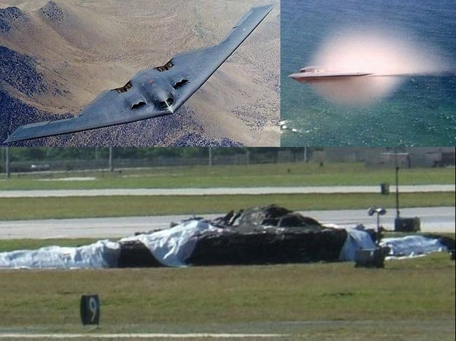 B2 толком не взлетев, прилёг отдохнуть. Усталь.. Пилоты успели катапультироваться.