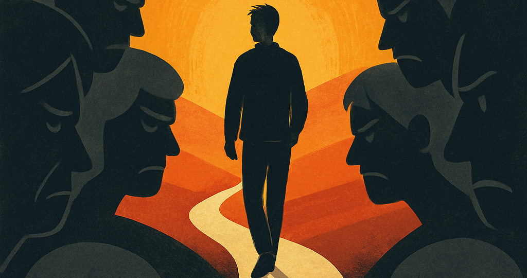 А что подумают люди - это неважно. Мнение окружающих — их проблема, не ваша. Освободите себя.