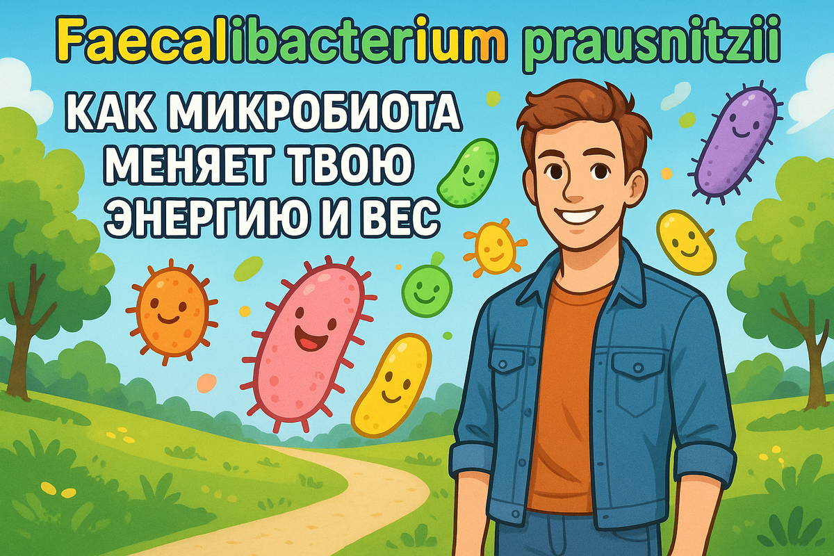 Faecalibacterium prausnitzii увеличивает твою энергию и вес