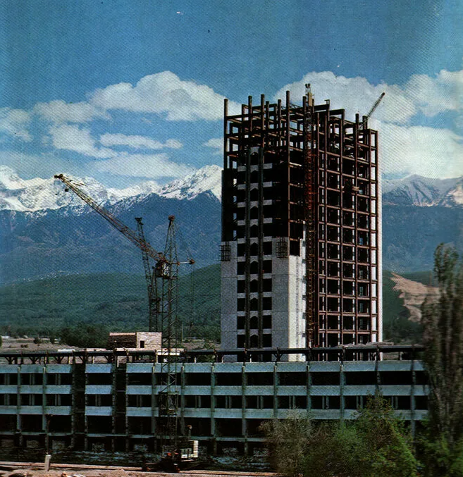 Фотография строительства Казгуграда