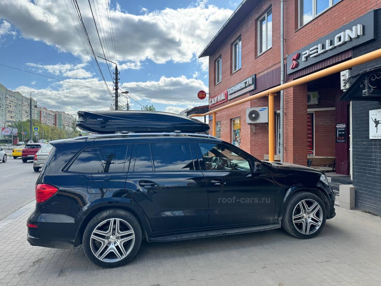 Установка багажника на Mercedes GLS в Туле