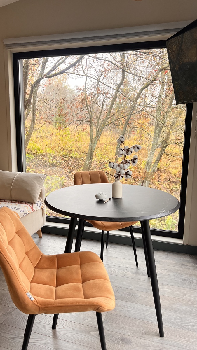 Это фотография одного из домов в нашем эко-пространстве Уварово Village