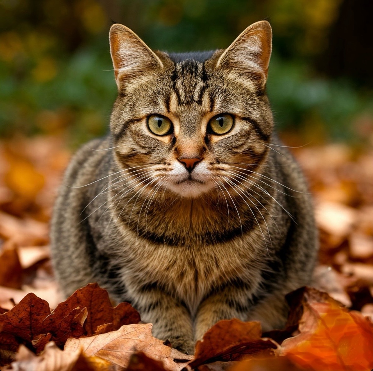 Кошка смотрит на нас. Её глаза — два бездонных озера, в которых отражается вся вселенная