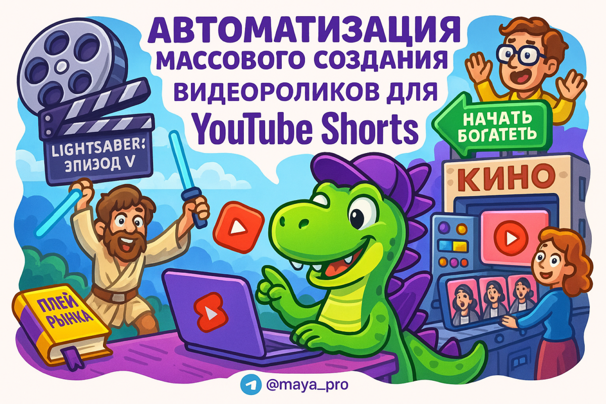    Автоматизация создания видео для YouTube Shorts: секреты успеха с Make.com и AI-инструментами Артур Хорошев
