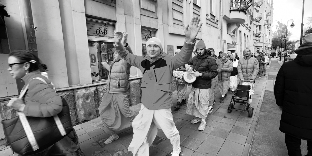 Москва Апрель Люди