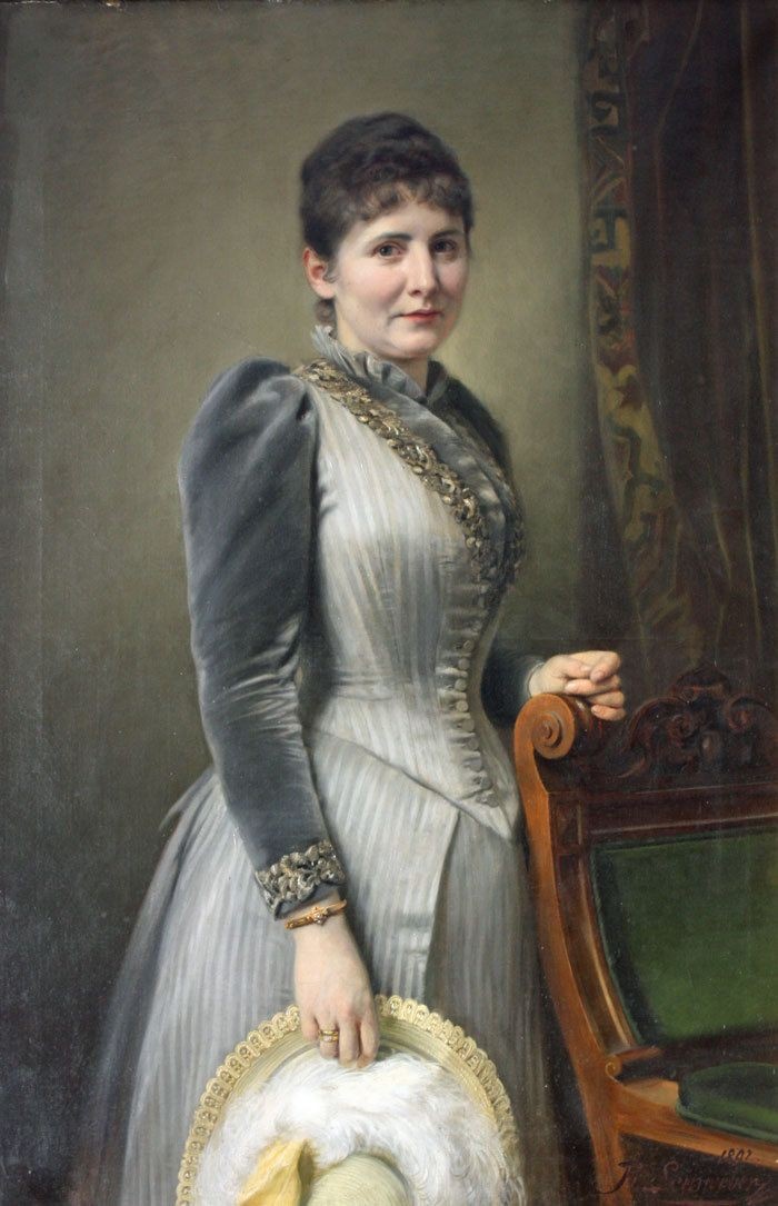 1892 Антон Роберт Лейнвебер - Эмма Лахмюллер, урожденная Хаузенблас