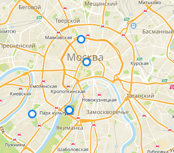 карта путешествия