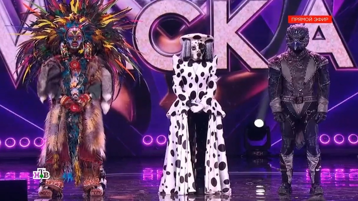 Кадр из двенадцатого выпуска Финала шестого сезона Шоу Маска