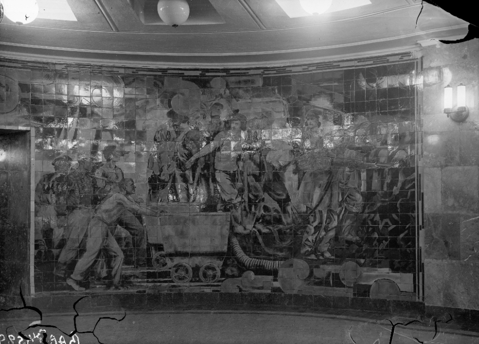 Станция метро "Комсомольская" Сокольнической линии, Москва. Интерьер северного наземного вестибюля / КУЛЬТУРА.РФ