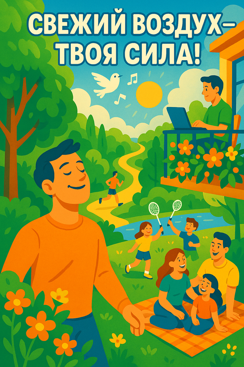 Польза свежего воздуха: Почему стоит выйти на улицу