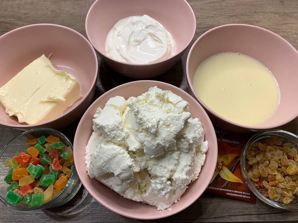 Ингредиенты на столе