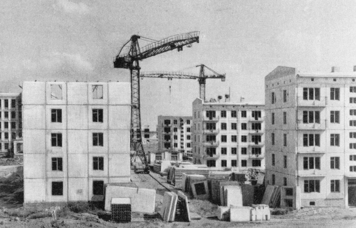Строительство хрущевок в московских Черемушках, Москва / inmyroom.ru