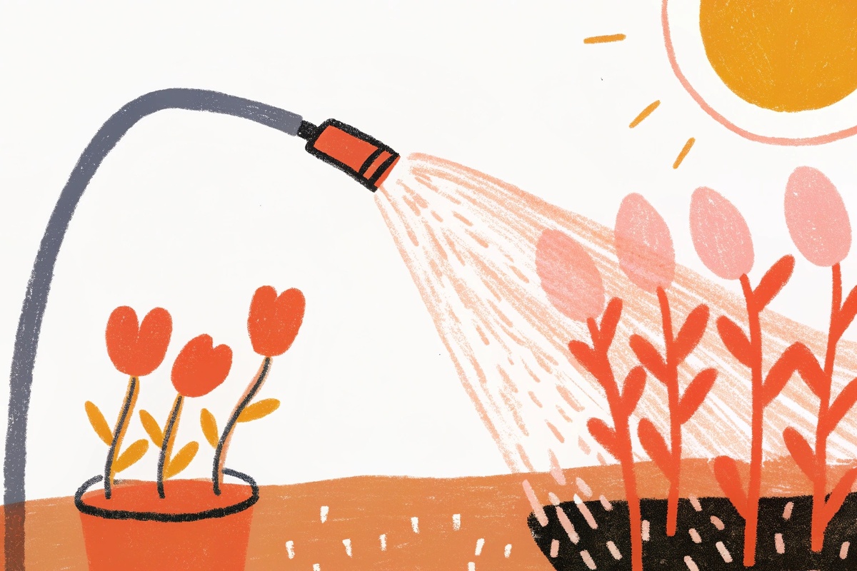 Лучшее время для полива — утро или вечер, когда солнце не сушит почву