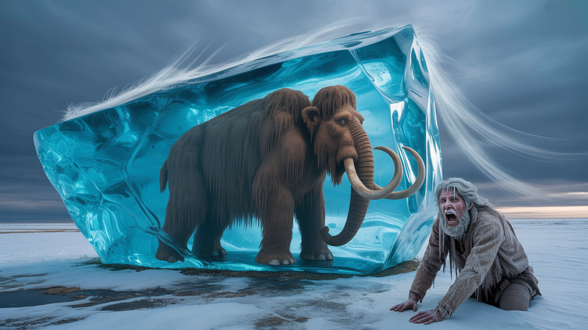 Изображение автора. Вечная мерзлота.