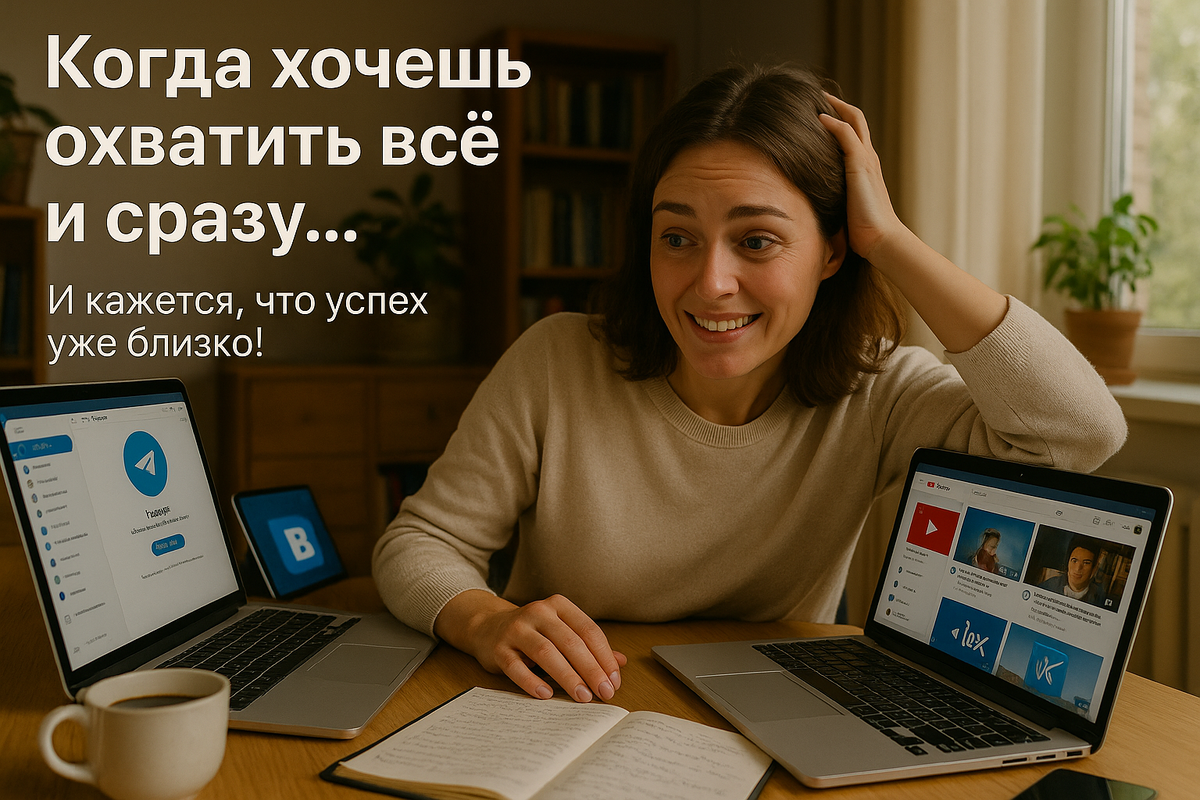 Когда хочешь охватить все соцсети разом. Оксана Солдатова