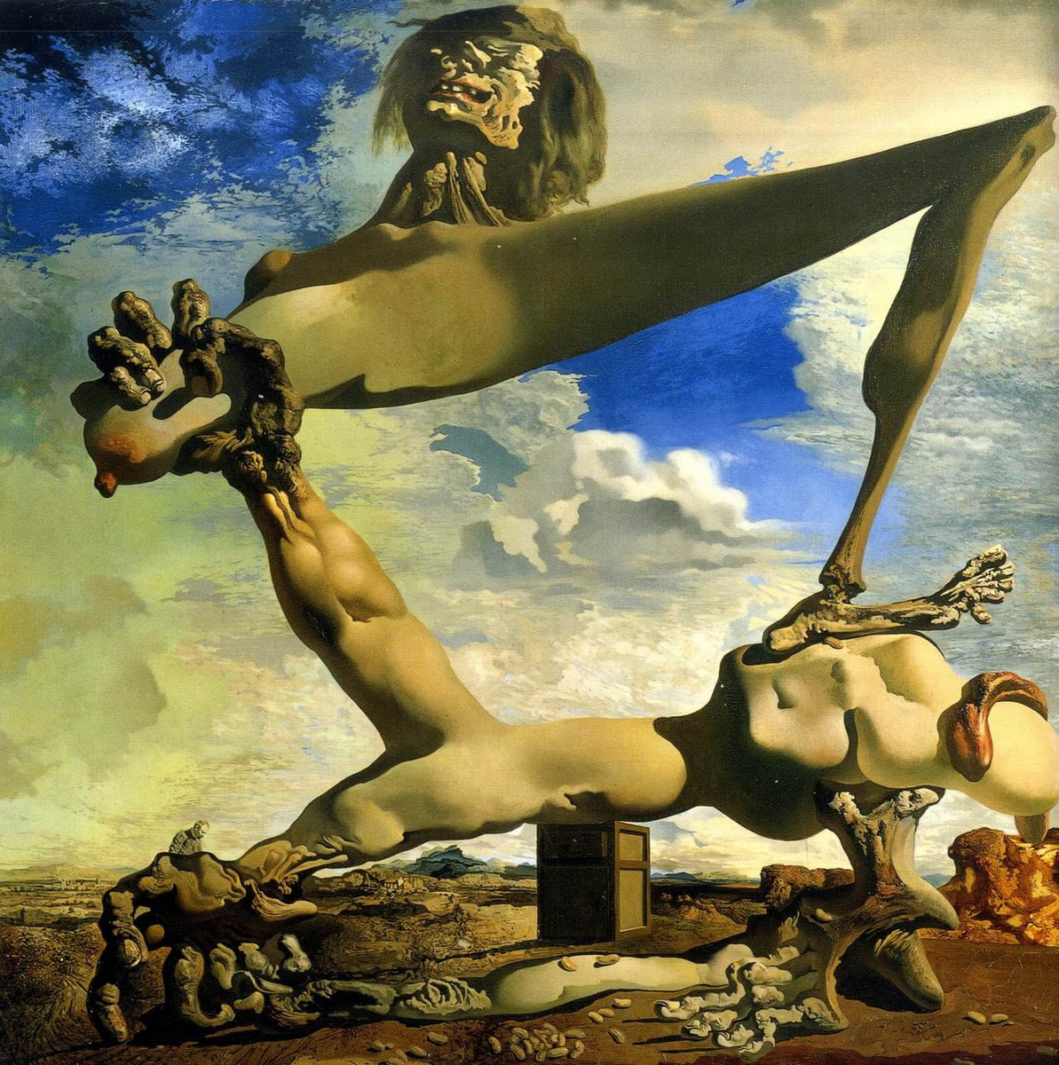  "Предчувствие гражданской войны" Сальвадор Дали. 1936 год