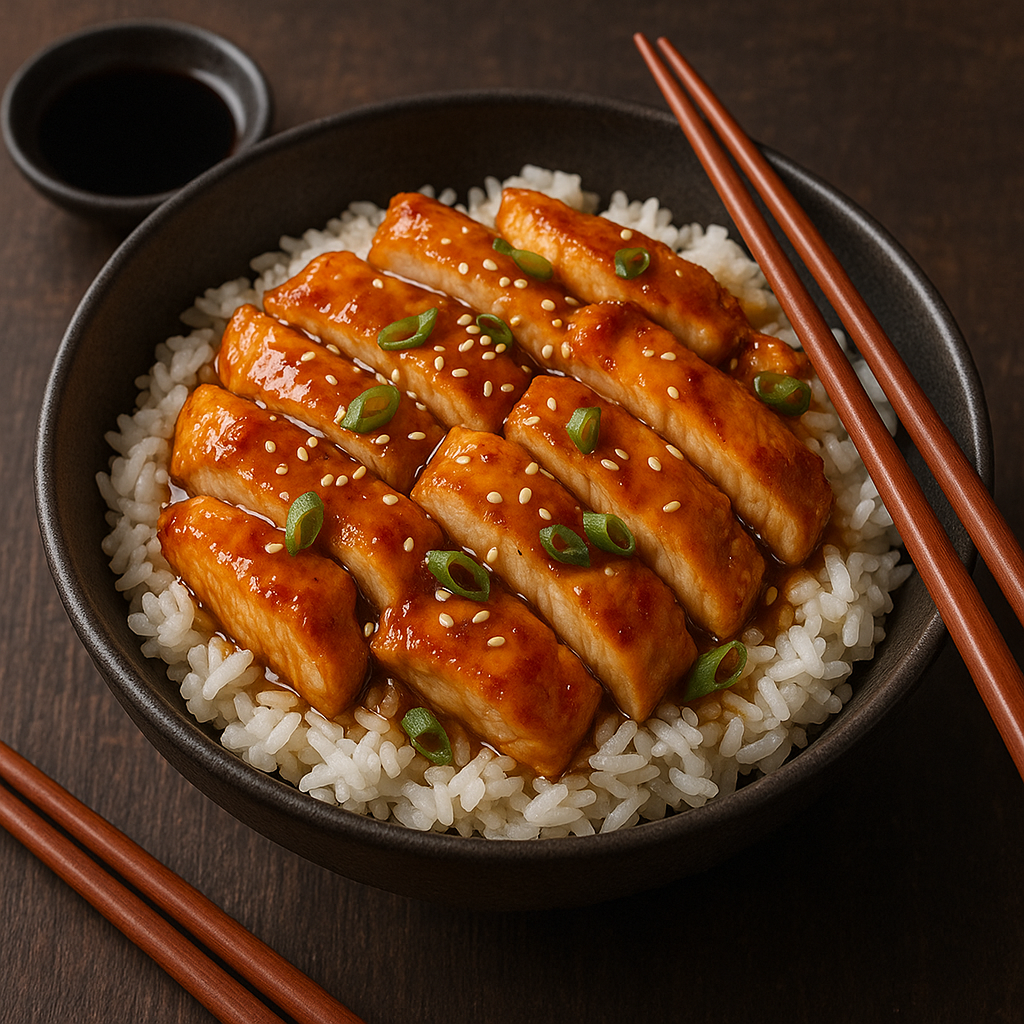 Курица с рисом в азиатском стиле