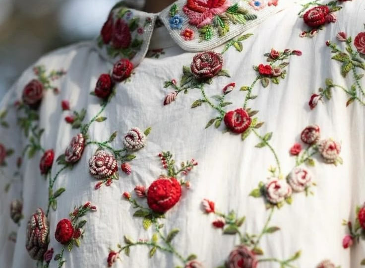 🌷"Объемная Вышивка: Как этот тренд преобразит ваш гардероб в 2025 году"