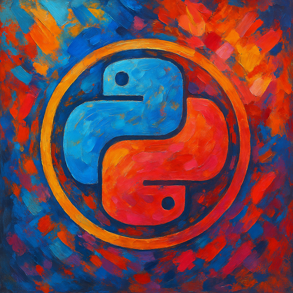 AI. Арт. Эмблема "Python"