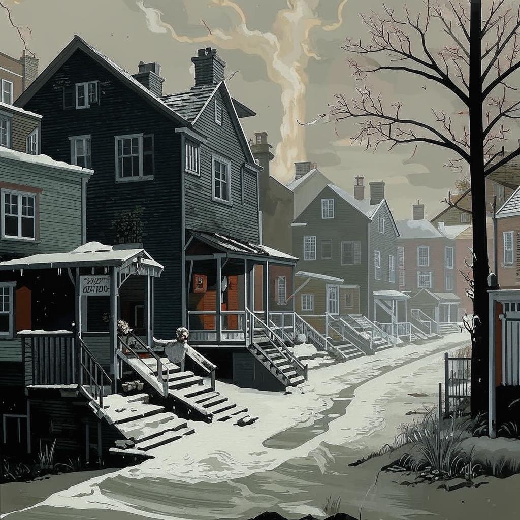 Взгляд нейросети по запросу "Зима тревоги нашей"