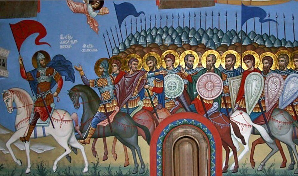 Святые русские воины. Изображение из открытых источников.