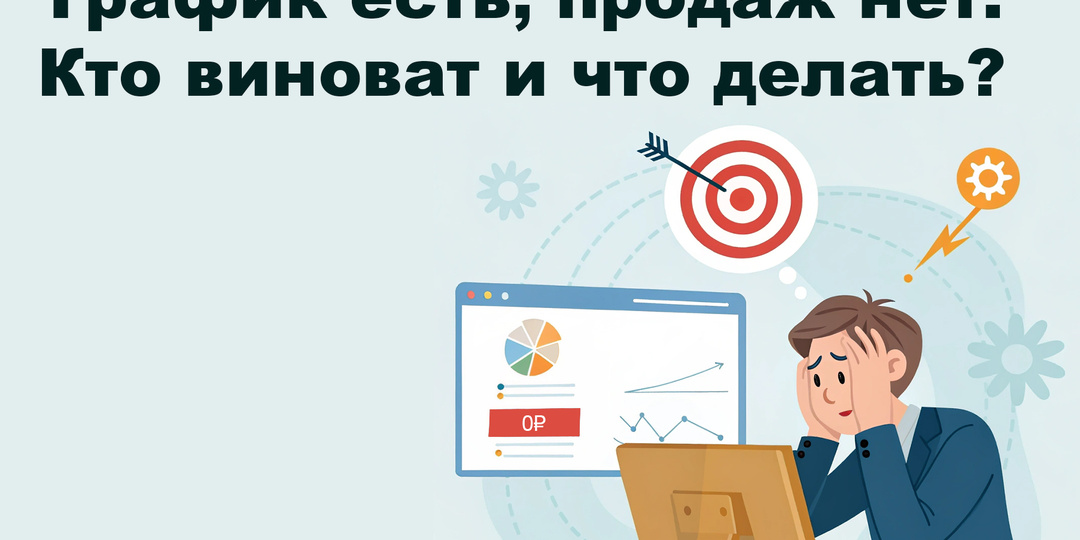 Трафик есть, продаж нет. Кто виноват и что делать?