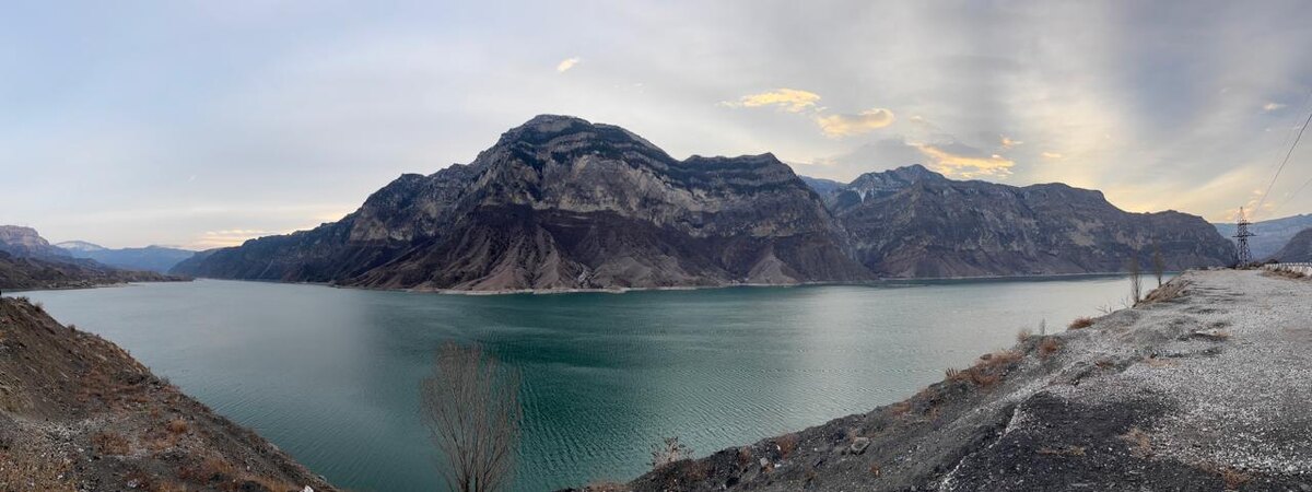 Ирганайское водохранилище зимой