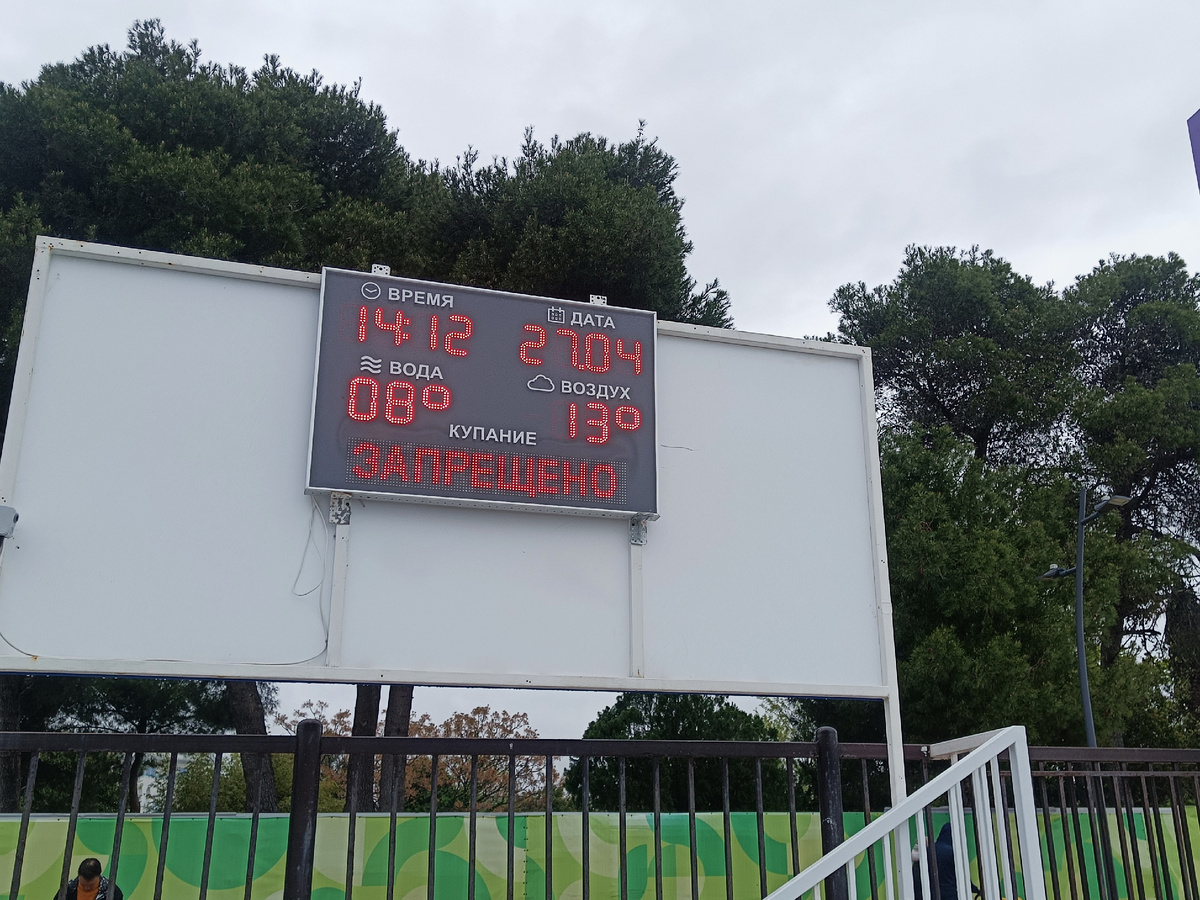 Имеретинка, пляж "Сочи-Парк отель", 27.04.2025