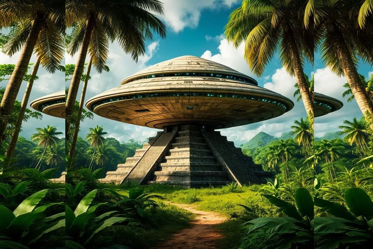 У некоторых пирамид столь причудливые формы, что невольно задумаешься – а не инопланетяне ли их строили?
Фото: Нейросеть shedevrum.ai