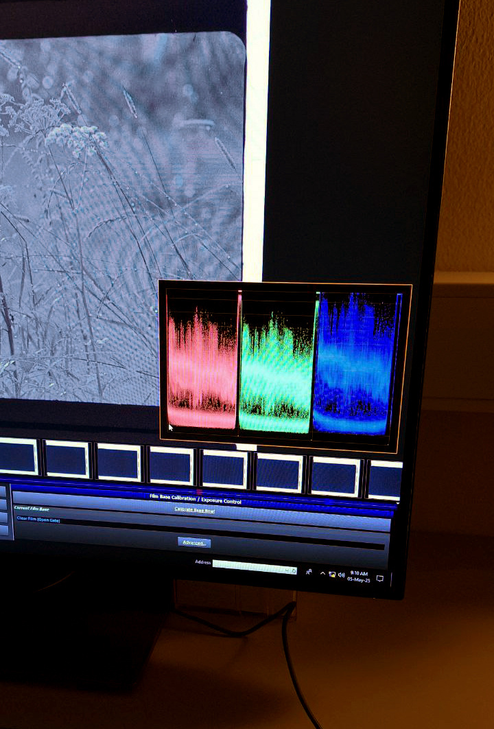 Использование вектроскопа при сканировании