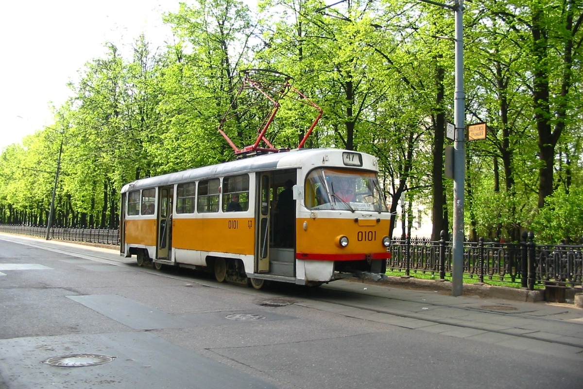 Tatra T3SU в Москве. Источник: transphoto.org