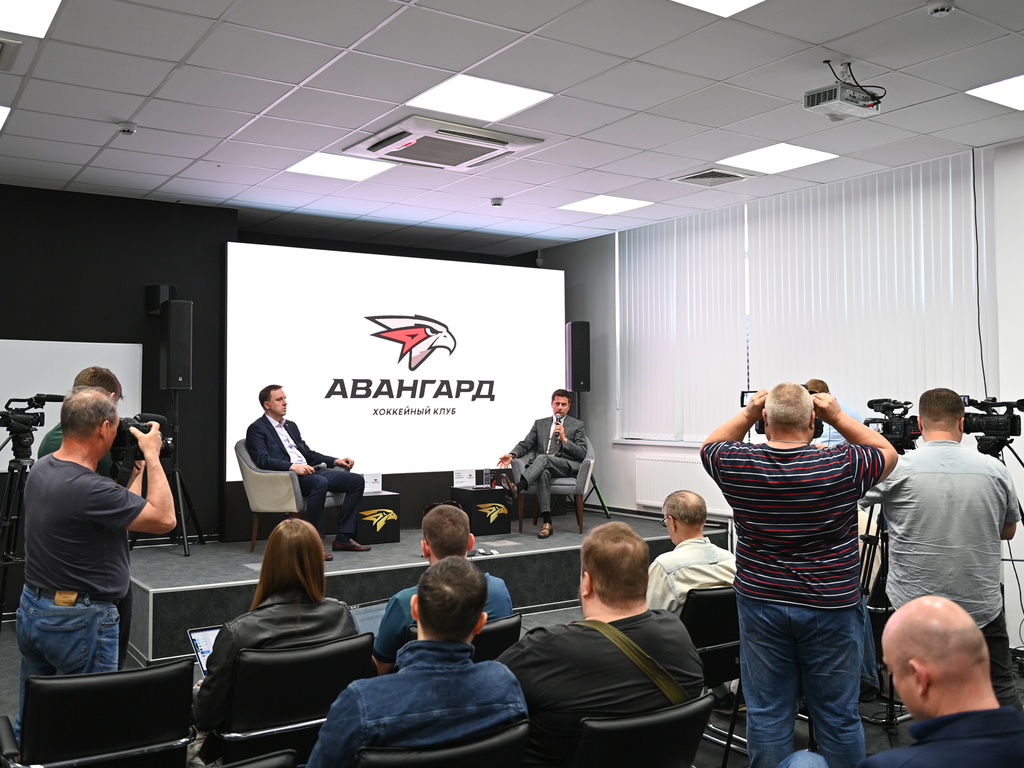 Пресс-конференция Омского "Авангарда" по окончанию сезона.