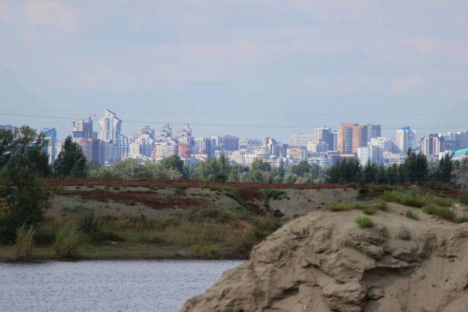    Вид на Барнаул с правого берега Оби. Источник: Евгения Кочеткова