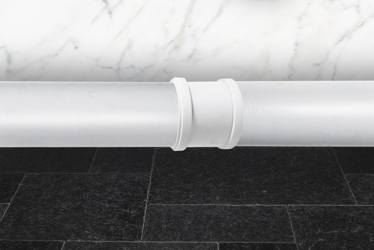 Приvер монтажа труб и фитингов для внутренней канализации Terra