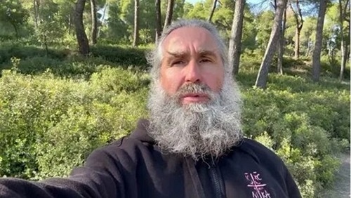 Монах Андроник, Святой Афон, Великая Лавра, Греция