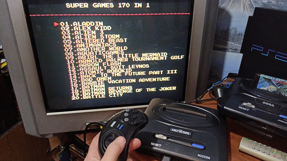 Retro genesis moderm (170  встроенных игр)